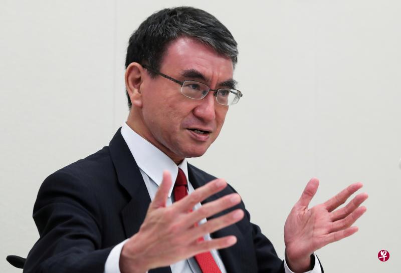 河野太郎被看好是接替菅义伟出任日本首相的热门人选。（路透社） 