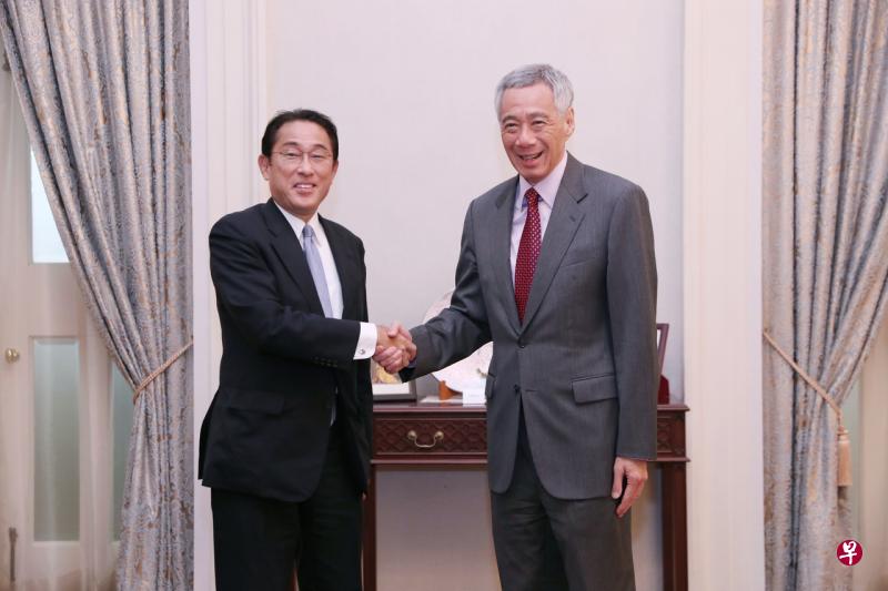 李显龙总理和日本新任首相岸田文雄上一次会面是2019年9月。（通讯及新闻部档案照） 