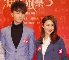 王浩信（左）和黄翠如都是TVB当家小生、花旦、（档案照） 