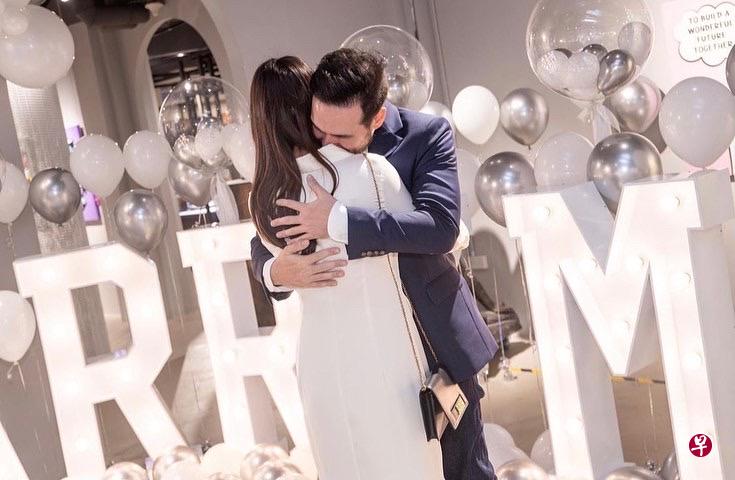 林慧玲于IG分享被求婚的喜讯。（取自林慧玲Instagram） 
