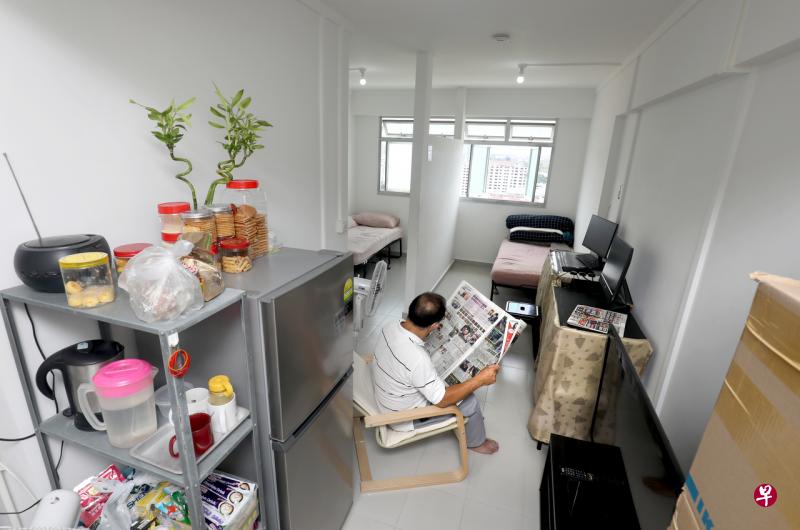 单身者找不到室友合租，也能单独申请租赁组屋。（档案照） 