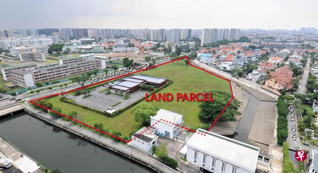 政府今天（3月14日）推出德明路（Dunman Road）的一幅私宅地段供发展商招标，预计可建造1040个单位。（取自市区重建局网站） 