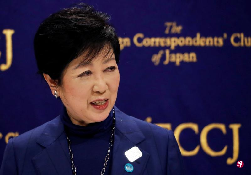 第一批乌克兰难民将于周五抵达东京。东京都知事小池百合子表示将为乌克兰难民提供住所。（路透社） 