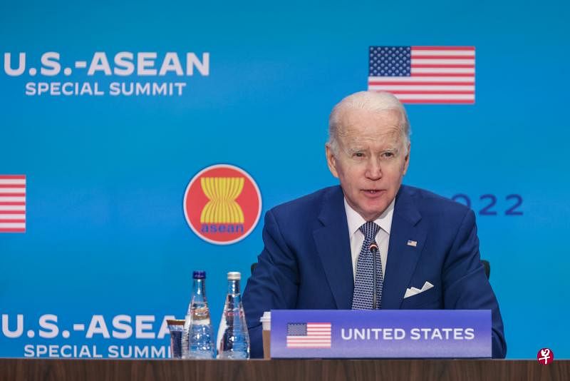 美国总统拜登说，美国要继续提升与亚细安的“关键”伙伴关系。（彭博社） 