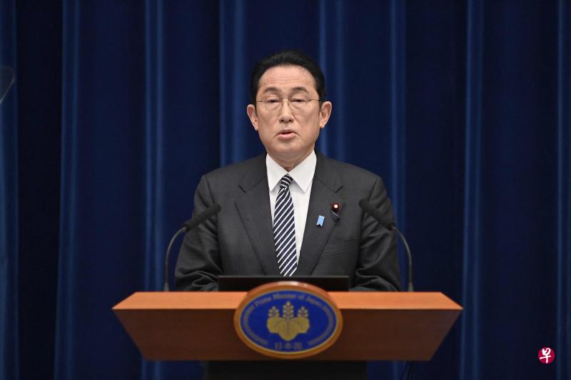日本首相岸田文雄直指《不扩散核武器条约》审议大会宣告破裂，责任应由俄罗斯承担。（法新社） 