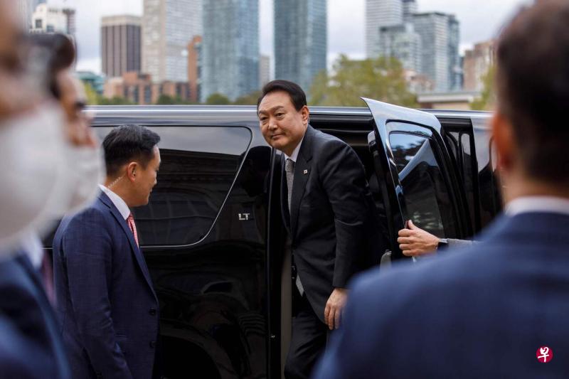 韩国总统尹锡悦11日说，朝鲜拥核得不到任何好处。（法新社） 
