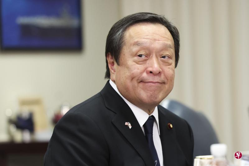 日本国防部长滨田靖一认为，朝鲜可能已为核试验做好准备。（法新社） 