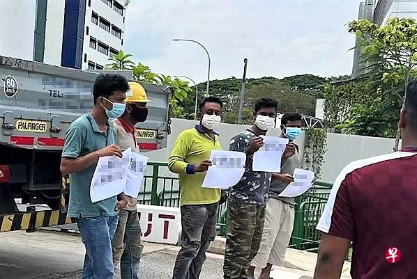 人力部调查发现，讨薪事件中的10名正大私人有限公司客工，有五人被拖欠工资，目前已协助他们全数讨回欠薪。（档案照） 