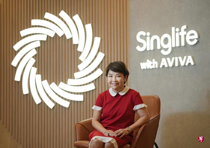 Singlife with Aviva集团总裁潘燕明。（档案照） 