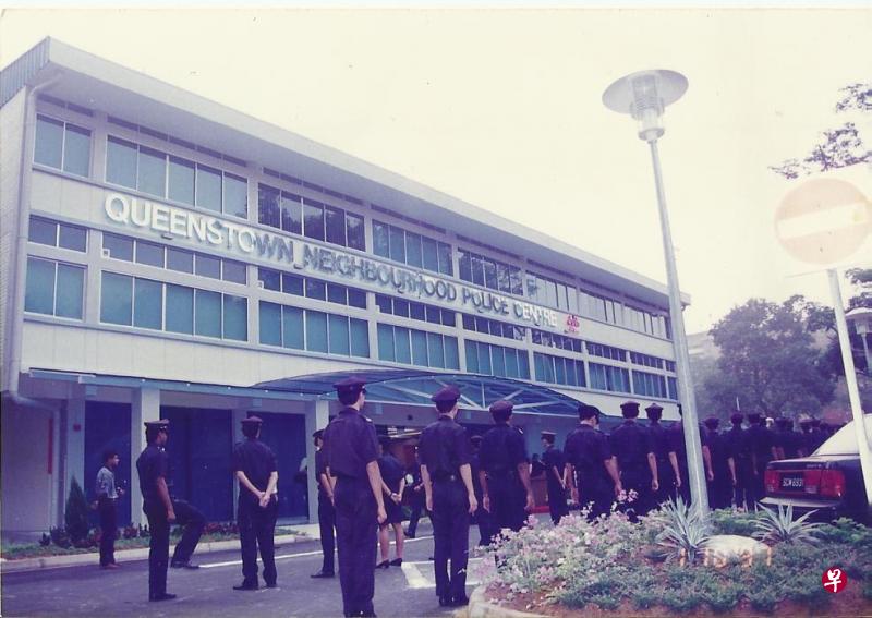 新加坡警察部队25年前陆续将邻里警岗提升成为邻里警局，首个邻里警局就设立在女皇镇。（新加坡警察部队提供） 