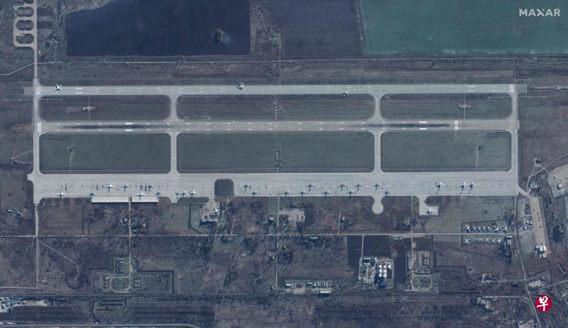 美国麦克萨科技公司12月5日发布的俄罗斯恩格斯空军基地图像。（法新社） 