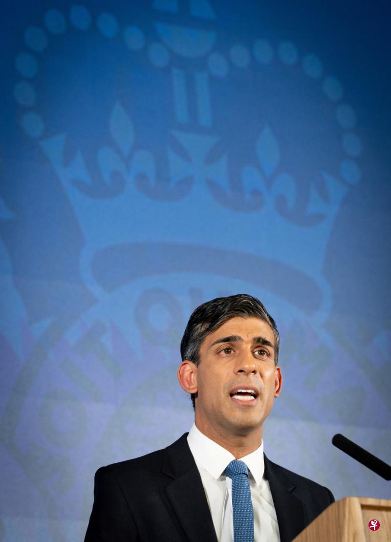 英国首相苏纳克准备宣布立法，针对六个部门实施“最低服务水平”的要求。（路透社） 