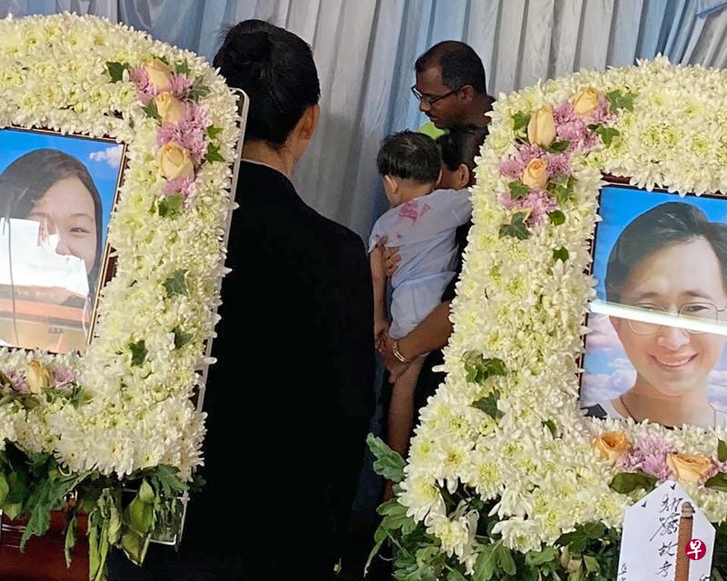 越堤夫妻“两尸三命”车祸出现新转折。家属事后发现死者电单车有被撞痕迹，马国警方重展调查，并呼吁目击者出面。（受访者提供） 