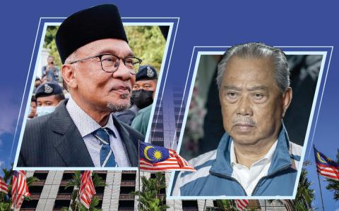 马来西亚第十任首相安华今天（11月25日）上午已到布城首相署“打卡上班”。这名年过七旬、当过副首相、蹲过多年监狱，还多次与大位失之交臂的政坛老人，终于把24年来未熄的烈火，带进马来西亚政坛核心。（图／陈锐勤）
