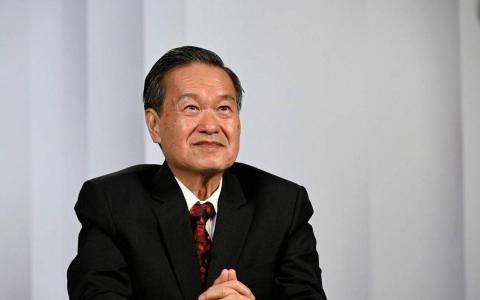 陈钦亮说，若当选会为人民发生，以总统的软实力影响政策，改善人民生活。（海峡时报）