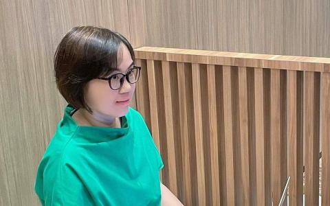 国家福利理事会高级助理司长陈星平在本届总统选举中负责林景小学投票站和计票站的工作，选举公务凌晨3时才结束。（受访者提供）