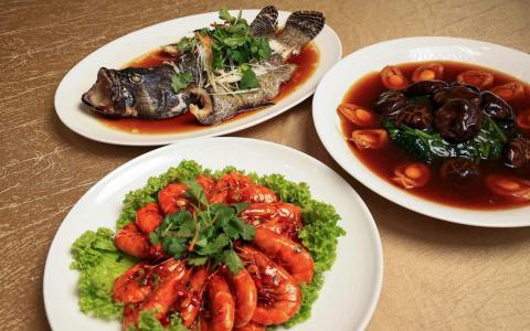 千禧集团推出多款新春团圆饭套餐。（吴先邦摄）