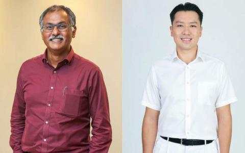 武吉巴督区议员穆仁理（左图）将出任律政部兼交通部政务部长；裕廊集选区议员黄伟中则将出任教育部兼财政部高级政务次长。（卓祾祎摄／档案照片）