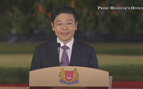黄循财总理相信只要全民团结一致，就能灵活地应变，积极地以新思维和方法来克服挑战，为国人创造更美好的生活。（总理公署直播截图）