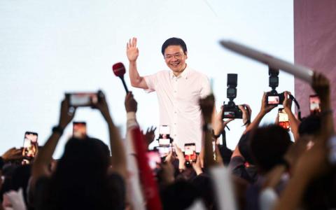 多国领导人和政要，星期三（5月15日）晚向我国新任总理黄循财（图）发贺电。（关俊威摄）