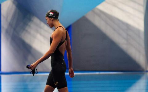 柯婷文无缘巴黎奥运会，无法和妹妹柯敬文同场合作。（档案照片）