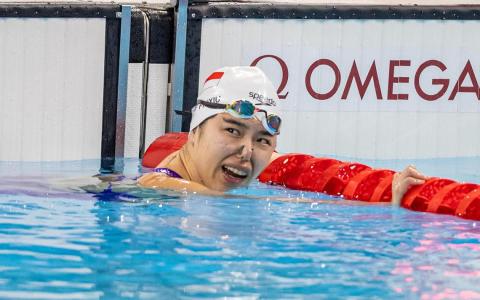 我国泳将叶品秀在巴黎残奥会冲击个人第二枚奖牌。（全国残奥理事会提供）