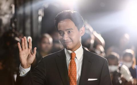 泰国企业家披塔领导的前进党力主改革军队，泰国军方近日公布重组计划，但强调这与前进党的主张无关。（法新社）