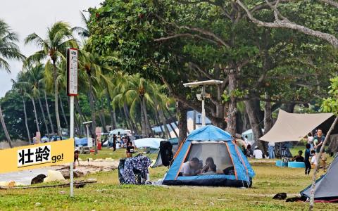 新加坡目前有四个露营地点，即本岛的东海岸公园、西海岸公园、白沙公园，以及乌敏岛营地。（档案照）