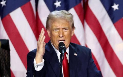 特朗普成功当选美国总统，将在明年1月20日再次入主白宫。（路透社）