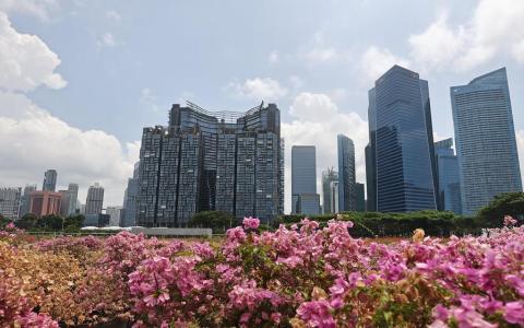 主题为“齐心前进，迈向未来”的预算案内容，体现新加坡携手前进报告书的发展方向，也回应各利益相关方在过去几个月提出的反馈和建议，是一个面向所有新加坡人，由全民共同参与编制的预算案。（陈渊庄摄）