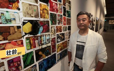 视觉艺术家刘勃麟来自中国山东，受新加坡国际摄影节之邀首次来新举办东南亚个展。（梁麒麟摄）