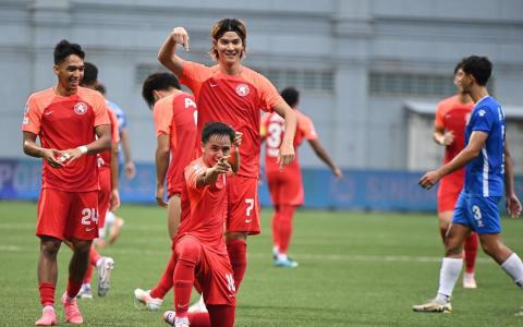 “幼狮”新加坡22岁以下足球队未入选2025年泰国东运会首批名单。（档案照片）