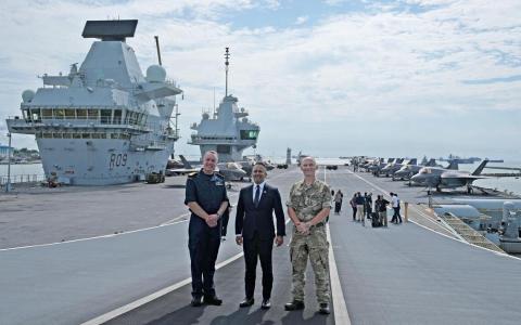 英航母时隔28年重返五国联防演习 强调北约优先非“仅限北约”