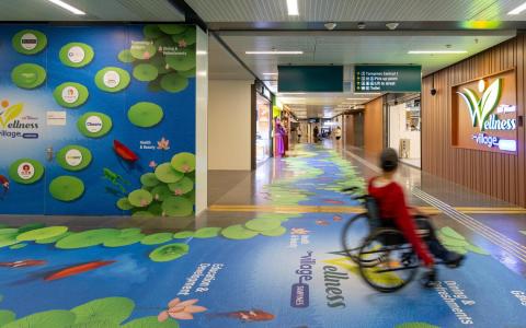 新捷运淡滨尼地铁站设“康乐村” 邀公众健身跳舞吃喝话家常 