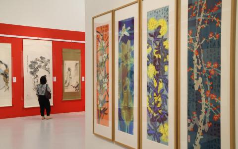 “翰墨因缘——狮城藏画展”于岌巴路39号的MoCA当代美术馆展出，至10月7日结束，开放时间为每日早上10时至傍晚6时，入场免费。（档案照片）