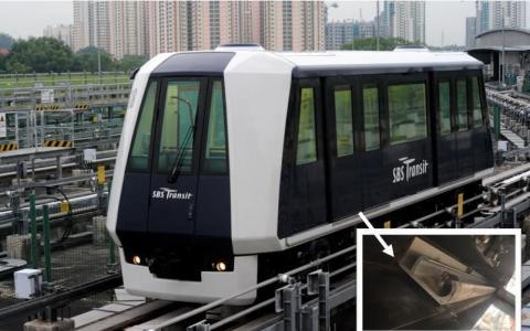 新捷运自行维修轻轨车门导轨 工期由30天缩减成2天