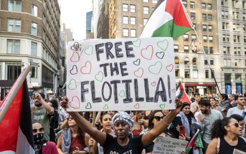 以哈冲突即满两年 欧洲多地爆发亲巴勒斯坦游行 
