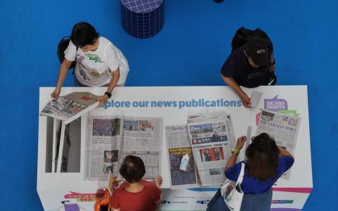 新报业媒体启动社区新闻阅读计划 鼓励年长者与年轻人“一起聊新闻”