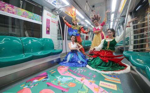 妆艺主题列车环线开跑 邀公众一同见证申遗之旅