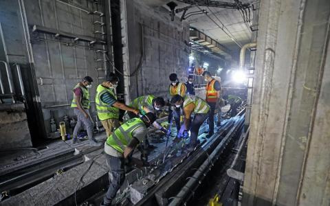 新捷运采预制工法 东北线嵌入式轨道更换快一倍