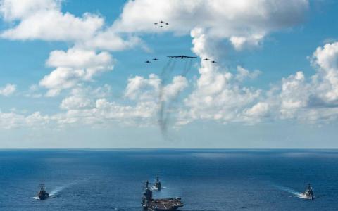 美国最大航母抵达加勒比海 加大打击贩毒行动