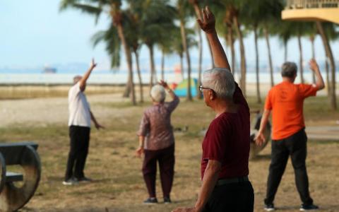 过半中老年人已加入健康SG 但运动量仍不足 