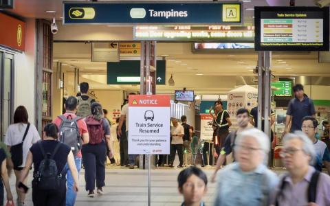 东西线提前全面恢复列车服务 丹那美拉新月台启用首日换乘顺畅