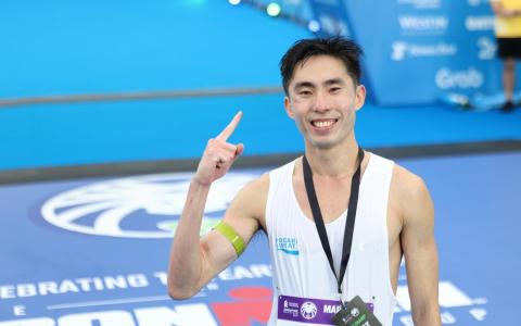 苏睿勇在刚过去的周末，在渣打新加坡马拉松赛拿下半程与全程双料冠军，成为新加坡首个马拉松赛双冠王。（梁麒麟摄）