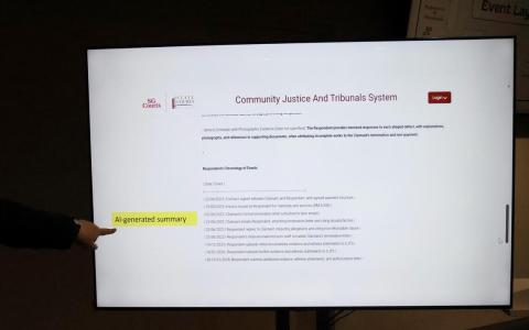 小额索偿庭首办开放日让公众体验索赔流程 新增AI案件摘要功能