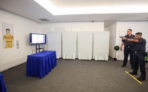 无实弹射击训练系统 助力警员灵活安全练枪