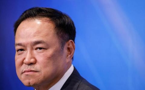 泰国首相阿努廷被广泛视为泰自豪党的政治旗手。不过党内官员强调，阿努廷已表明正式作出参选决定还需时日。（彭博社）