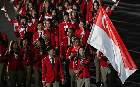 我国代表团派出926名健儿征战泰国东运会的48个项目，最终以202枚奖牌（52金、61银、89铜） 凯旋。（法新社）