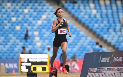 33岁的吴秋玲在六届东运会中共赢得一枚银牌和四枚铜牌。（档案照片）