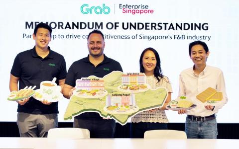 企发局携手Grab助餐饮业应对挑战 估计惠及逾1.2万家企业